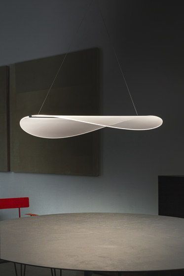 Modern Architectural Smart Home Automation DALI Wave Suspension Lighting